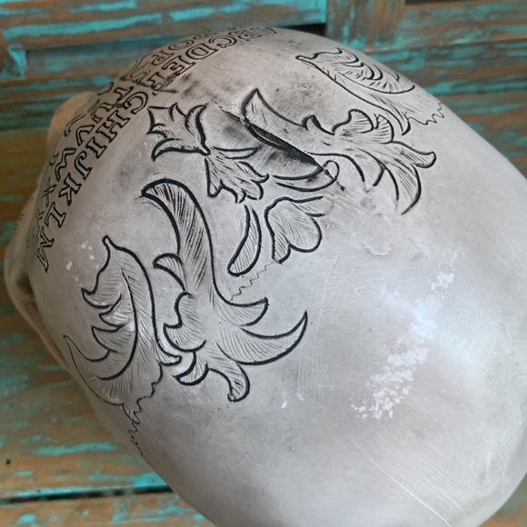 Ouja Skull Halloween Decoration Heavy Resin Occult Party Festive - Picture 13 of 13